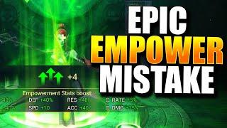 Empowering ALL MY EPICS (Don't Make These Mistakes) | Raid: Shadow Legends