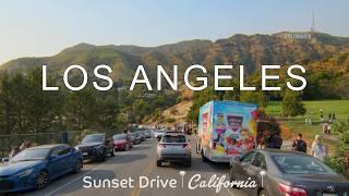 Driving Hollywood Sign to Santa Monica via Downtown Los Angeles