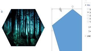 How to Insert Image into Shape in MS Word