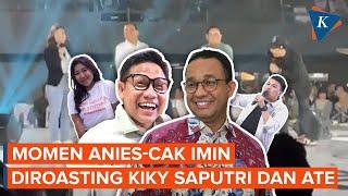 Anies dan Muhaimin Diroasting Kiky Saputri, Lepas Senyum dan Tertawa