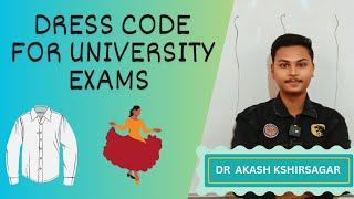 Dress Code  For University Exam  | Bams 1st year | Ayurveda Marathi