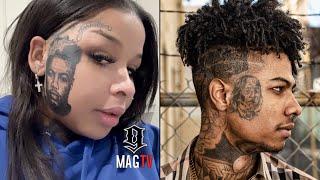 "It's Not Fake" Chrisean Rock Snaps On Trolls Criticizing Her Face Tat Of Blueface! ‍️