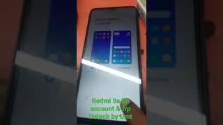 Redmi 9a Mi account/frp Unlock by Umt