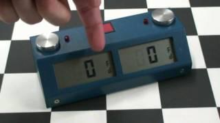 How to Program move time Increment - Chronos GX digital chess clock