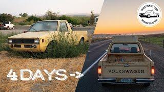 This 1980 Rabbit Pickup sat for 25 years. So I tried to drive it 2,300 miles home…