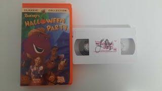 Full VHS Barney's Halloween Party