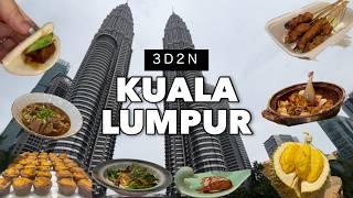 3D2N KL Trip  | best sights, night markets, food, KLCC,durian #travel #vlog