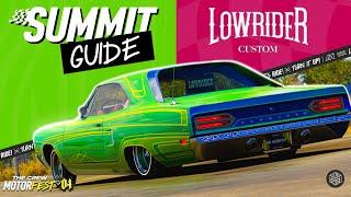 LOWRIDER CUSTOM SUMMIT GUIDE -  The Crew Motorfest