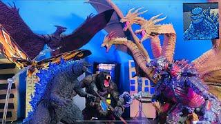 Legendary Godzilla and Kong vs king ghidorah and mecha Godzilla vs rodan vs mothra epic battle