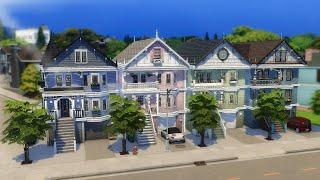 PAINTED LADIES // Sims 4 Growing Together Speed Build // NoCC