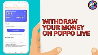 How to Withdraw Money From Poppo Live