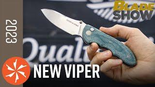 New Viper Knives at Blade Show 2023 - KnifeCenter.com