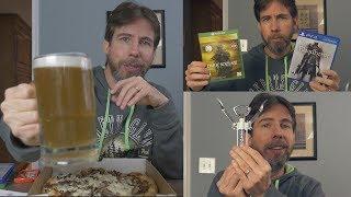 ASMR Pizza Beer Chocolate & Video Game Chat