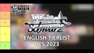 Weiss Schwarz - English BCS Tier List