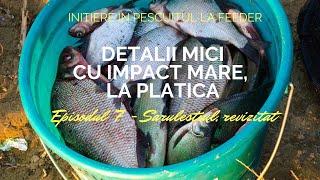 Detalii mici cu impact mare- pescuit  la platica - Sarulesti 2018- initiere in pescuit la feeder ep7