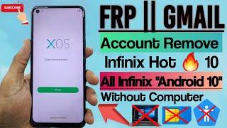 Infinix Hot 10 FRP Bypass / All Infinix Android 10 FRP Bypass Without Computer