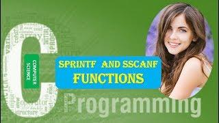 sprintf  and sscanf  Functions in C Programming