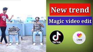 Magic video editing tutorial | Tik tok tending video edit | Likee video kivabe banabo