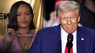 Rihanna CLAPS BACK at Donald Trump Supporters on Election Day