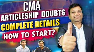 CMA Articleship Doubts | Complete Details | How to Start?