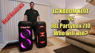 LG XBOOM XL9T vs JBL Partybox 710  - Comparison - Real Reviews