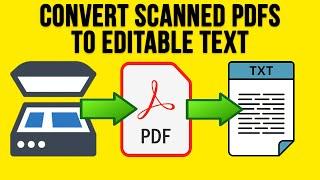 How to Convert Text in a Scanned PDF Image File into Editable Text (OCR)