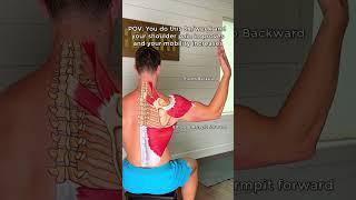 Shoulder pain relief exercise and improve shoulder mobility!