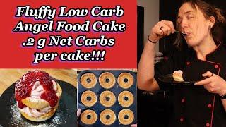 Low Carb High Protein Angel Food Cake