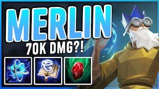 70K MERLIN DAMAGE ON THE ENEMIES DOME! - GM Mid Ranked