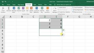 How to Fix Drag to fill not working (Formulas Not Copying Down) on Excel