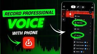 Record and Edit Your Voice Professionally In Phone | How To Record Voice In Phone | Voice Editing