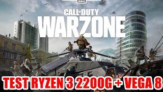 Test Call of Duty Warzone Ryzen 3 2200G + Vega 8.