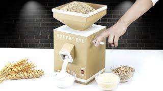 How To Make Grain Mill From Cardboard & PVC ! Wheat and rice Mill