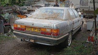 Audi Abandoned 15 years in a barn: 40 minutes restoration video