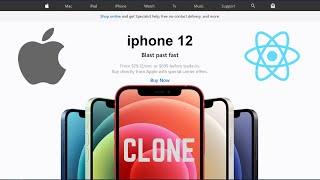 Apple Web Clone In react js #short