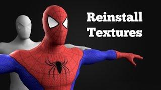 Reinstalling Textures in Maya