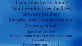 Delta Goodrem-Not Me Not I Lyrics