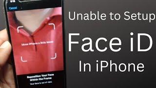 How to fix move iphone a little lower/higher error in face id | iPhone Face id Reposition