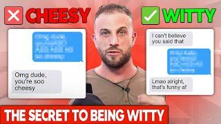 How To Be Witty Without Being Cheesy Over Text | Master Guide