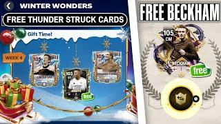 FREE 105 BECKHAM!! THUNDERSTRUCK EVENT FC MOBILE 25 | FREE 105 WINTER WONDER LEAK FC MOBILE 25!