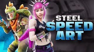 Steel (+PACK INFO) - Fortnite Banner Speedart [#162] | AtmoArtworks