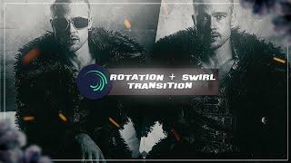 Smooth Rotation + swirl Transition Tutorial | Alight Motion
