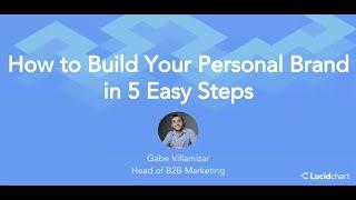 Zoom Webinar Series: 5 Steps for Building Your Personal Brand.