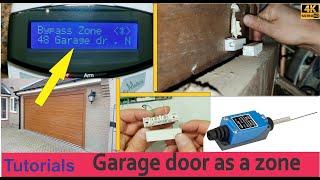 How to make your garage door or gate a zone on a burglar alarm system - IDS X64