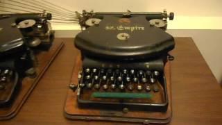 A tour of my typewriter collection.