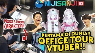 ORANG PERTAMA YANG DIUNDANG KE SINI! TOUR KANTOR VIRTUAL YOUTUBER (NIJISANJI ID)!