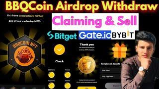 BBQ Coin Airdrop Withdraw & Claiming Process  bbq nft sell & Mint process  bbq airdrop update