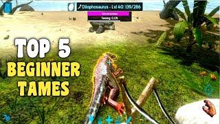 Ark Mobile - Top 5 Beginner Tames  (With Their Ability) | Beginner Tames Ark Mobile