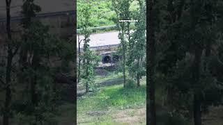 Ukrainian military found & destroyed a Russian field ammunition depot #warinukraine #shorts #russia