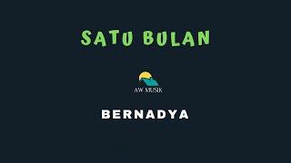 SATU BULAN - BERNADYA (KARAOKE+LYRICS) BY AW MUSIK KEDIRI